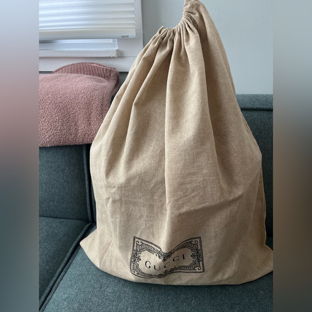 Gucci GG Raffia Blondie NM Tote + COA - Picture 15 of 16